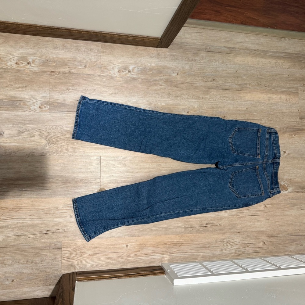 Abercrombie & Fitch High Rise Blue Jeans - Picture 3 of 4